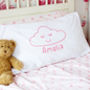 Children's Personalised Cloud Pillow Case, thumbnail 3 of 11