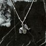 Sterling Silver Origami Elephant Necklace, thumbnail 1 of 7