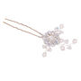 Swarovski Crystal And Pearl Flower Wedding Hair Pin, thumbnail 1 of 3