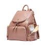Amber Warm Taupe Leather Backpack, thumbnail 8 of 10
