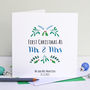 Personalised 'Mr And Mrs' First Christmas Card, thumbnail 4 of 4