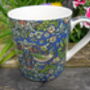 Jumbo Mug In William Morris Blue Strawberry Thief Design, thumbnail 2 of 8
