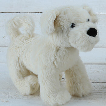 Cuddly Companion Cream Puppy Dog Soft Toy, 4 of 5