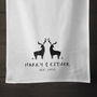 2nd Anniversary Gift Cotton Tea Towel, thumbnail 1 of 3