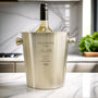 Personalised Free Text Stainless Steel Ice Bucket, thumbnail 4 of 4
