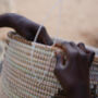 Natural Handwoven Round Laundry Basket, thumbnail 4 of 4