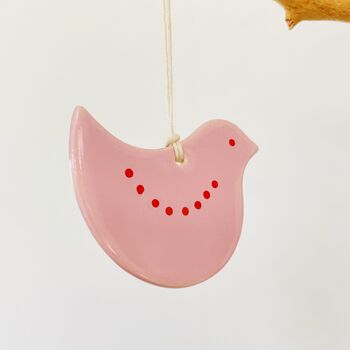 Porcelain Hanging Easter Chick Decoration, 6 of 7