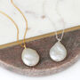 18ct Gold Plated Or Sterling Silver Pearl Necklace, thumbnail 1 of 5