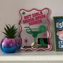 Wavy Edge Spicy Margarita Mirror, thumbnail 2 of 4