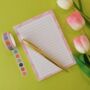 A6 Pink Swirl Notepad, thumbnail 5 of 5