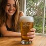 18th Birthday Gift Shooting Star Engraved Pint Glass, thumbnail 1 of 11