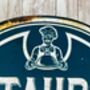 46cm French Blue Metal Restaurant Sign For Kitchen Decor Gift, thumbnail 8 of 8