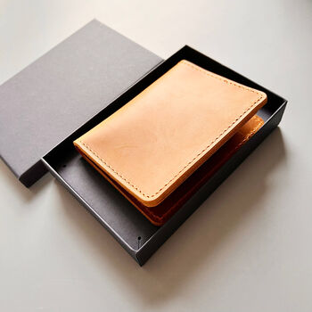 Men's Genuine Leather Card Holder Folded Design, 5 of 12