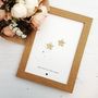 Personalised Couples Silver Foil Star Print, thumbnail 2 of 5