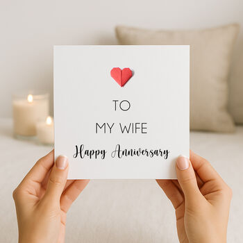 Wedding Anniversary Card For Husband Or Wife, 4 of 7