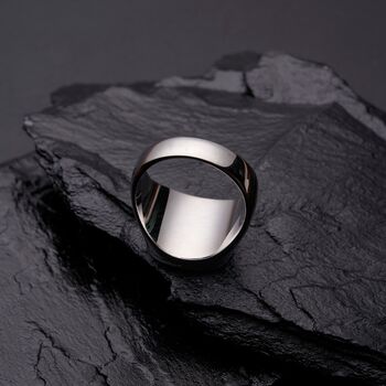 Engravable Silver Black Onyx Signet Ring, 4 of 11