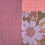 Vintage Ikea Bag 60s Pink Florals And Gold Lining, thumbnail 4 of 6