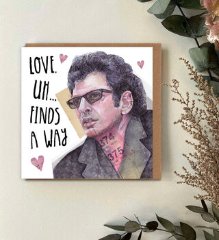 Jeff Goldblum Love Card – Funny Jurassic Park Valentine, 3 of 4