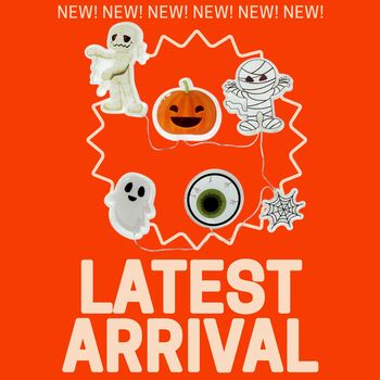 Battery Operated LED Light Up Halloween Gel Window Stickers, 4 of 4