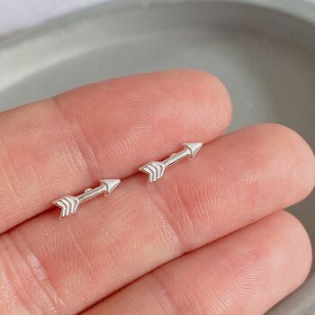 Silver Arrow Earrings, Go Confidently, Dreams, 3 of 6