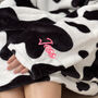 Personalised Cow Print Blanket Hoodie, thumbnail 2 of 2