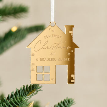 Personalised New Home Christmas Decoration, 2 of 2