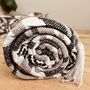 Hand Loomed Stripe Fair Trade Sofa Throw Blanket, thumbnail 3 of 8