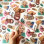 Madge And Harold Gift Wrap, 90s Nostalgia Inspired Wrap, thumbnail 3 of 9