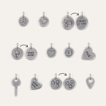 Personalised 10th Wedding Anniversary Charms Keyring, 4 of 6