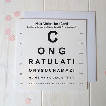 Eye Test Greetings Cards, 4 of 7