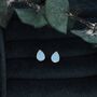 Hand Painted Enamel Droplet Stud Earrings, thumbnail 4 of 11