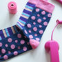 Cher And Dionne Ladies' Socks, thumbnail 4 of 4