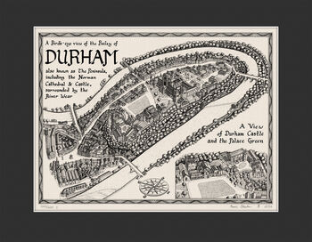 Durham Bailey Hand Drawn Fine Art Print, 9 of 12