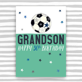 Grandson 30th Birthday Card, 2 of 2