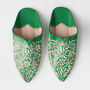 Moroccan Decorative Babouche Slippers, thumbnail 7 of 9