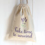 'Take Time To Unwind' Pamper Gift Bag, thumbnail 4 of 6