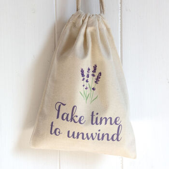 'Take Time To Unwind' Pamper Gift Bag, 4 of 6