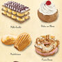 Vintage French Patisserie Print, thumbnail 4 of 12