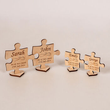 Personalised Jigsaw Wedding Place Names, 4 of 5