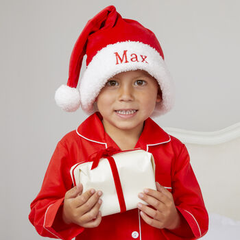 Personalised Christmas Letter To Santa Pocket Pyjamas, 8 of 12