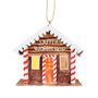 Christmas Papier Mache Santa's Workshop Decoration, 9cm, thumbnail 3 of 3