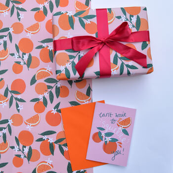 Sevilla Oranges Wrapping Paper, 4 of 7