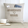 Personalised Linen Christmas Cushion With Pocket Gift, thumbnail 4 of 12