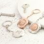 Personalised 70th Birthday Farthing Coin Locket Keyring, thumbnail 1 of 8