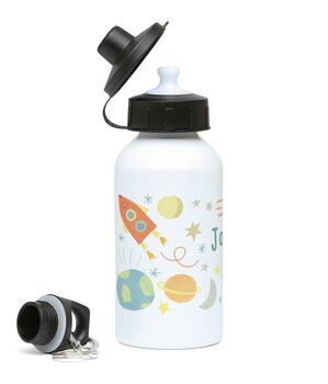 Personalised Kids Space Water Bottle, 3 of 5