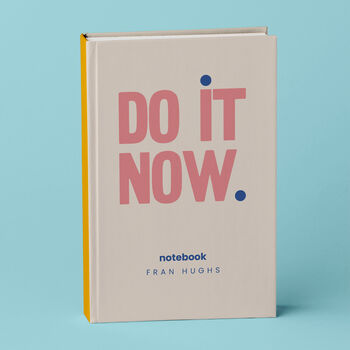 Hardback Notebook Personalised Name Do It Now Design, 3 of 5