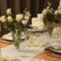 Cotton Linen Stripe Napkins Green/Ivory • Set Of Four, thumbnail 4 of 4