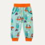 Organic Kids Joggers With Canoeing Dogs And Hedgehogs, thumbnail 2 of 6