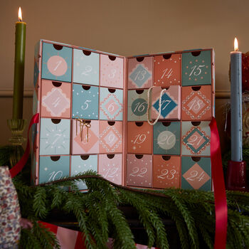 Personalised Fill Your Own Christmas Bow Paper Advent, 2 of 6