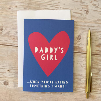 Daddy's Girl, Funny Father's Day Card, 2 of 2